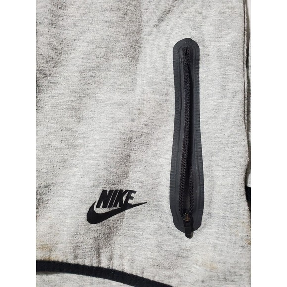 Nike Tech Cape Hoodie Sweatshirt Women's Size Small Grey Black - Picture 3 of 9